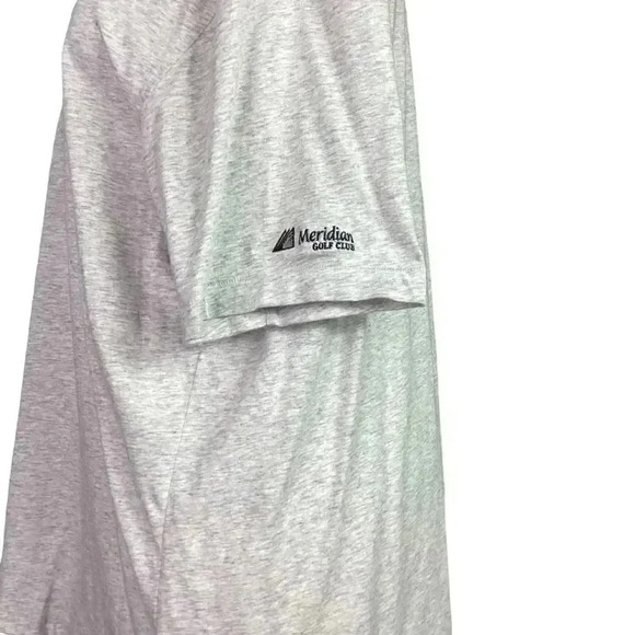 LinkSoul Polo Golf Shirt Mens XXL Gray 3 Button Short Sleeve Heathered Cotton - Picture 7 of 8